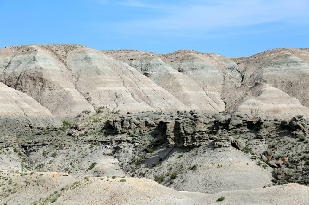 Mixed terrain in Fort Bridger, Wyoming.