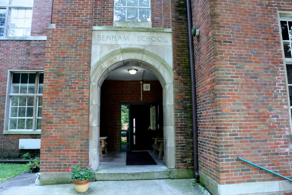 Entrance to the Inn, welcoming you to Benham School.