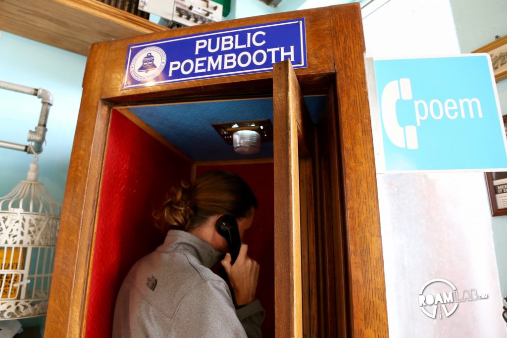 Because there aren't enough public poem booths in this world.
