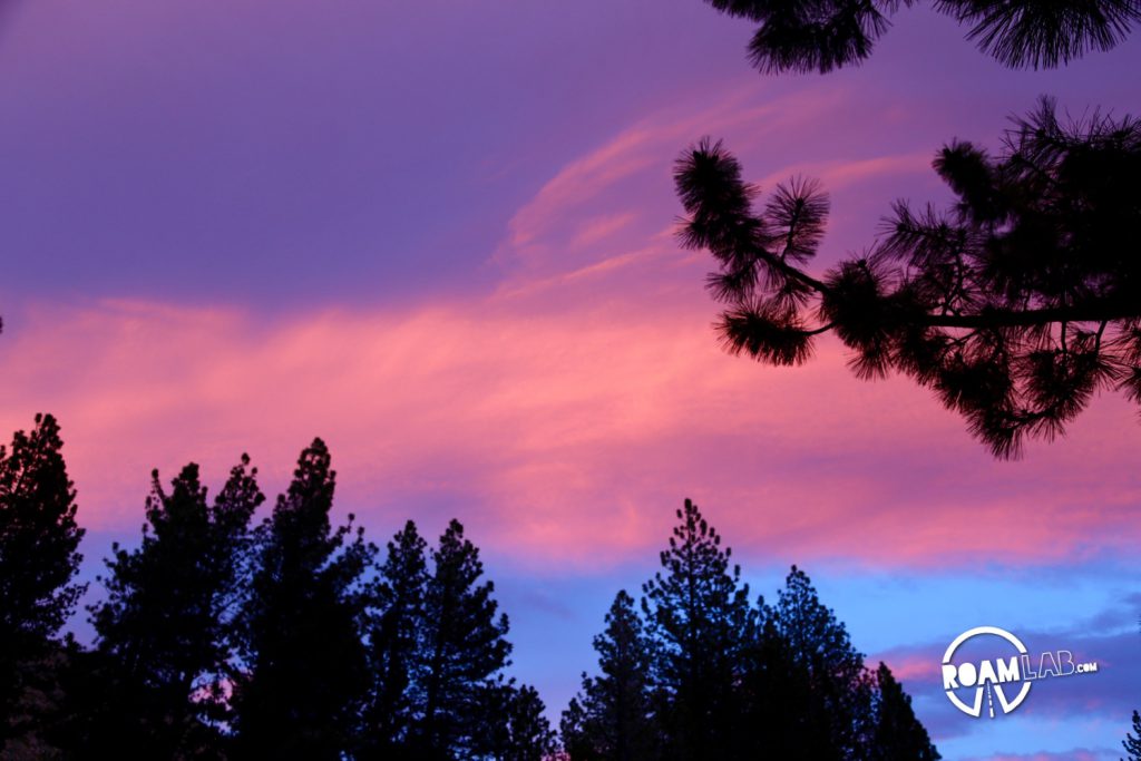 Dinner was ready by sunset—a wonderful show to complement a delicious meal.