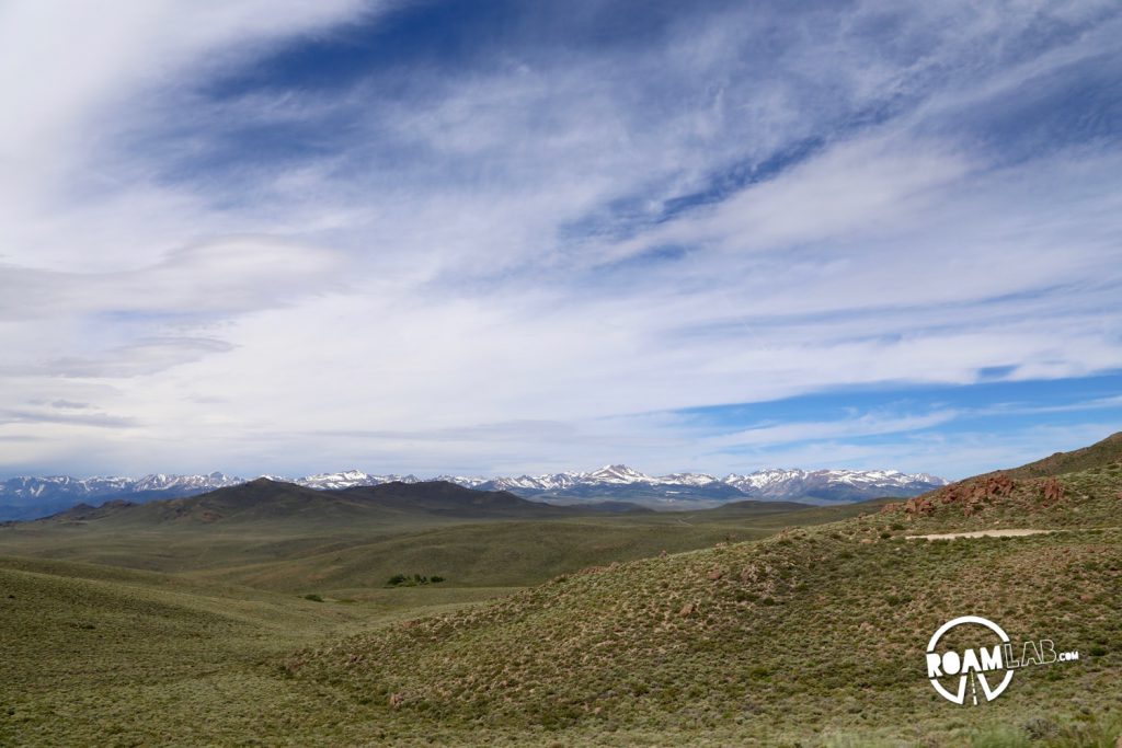 Bodie sits above the tree line, near the Sierra Nevada Mountain Range.