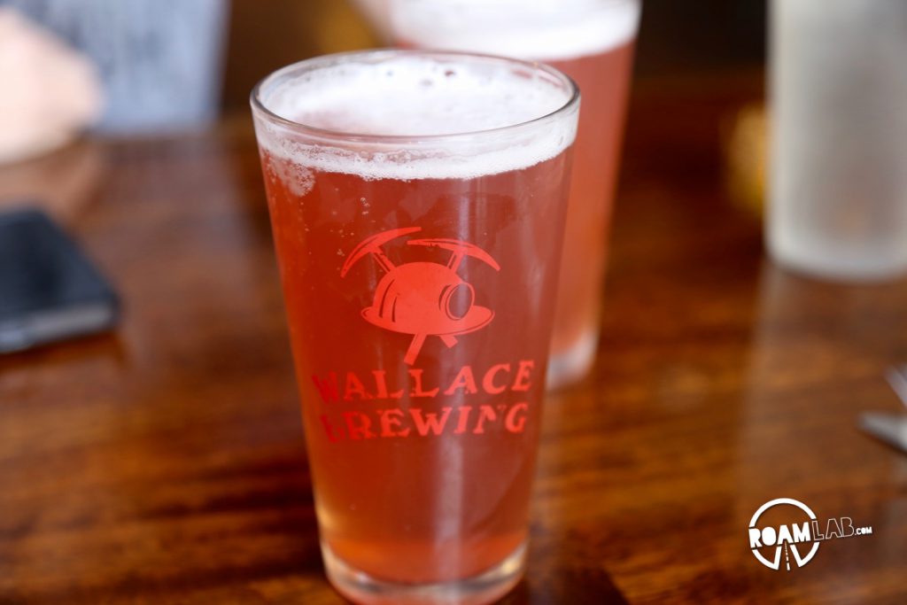 The universal sign that a town is worth visiting: it has it's own brewery. We got a taste of local color with the Huckleberry Shandy from Wallace Brewing Company and wound up filling our growler. Note to Portland Growler Company: your growlers aren't really up to code in Idaho. There's a bunch of legalese that you are supposed to include on the growler.