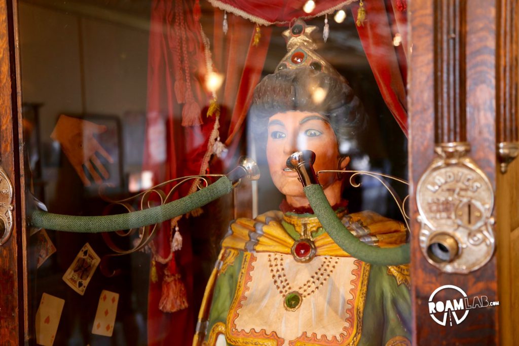 The gypsy fortuneteller that collectors would pay millions to own but any visitor to Virginia City can see for free. But be nice and at least buy an ice cream cone while you're there. Support the town!