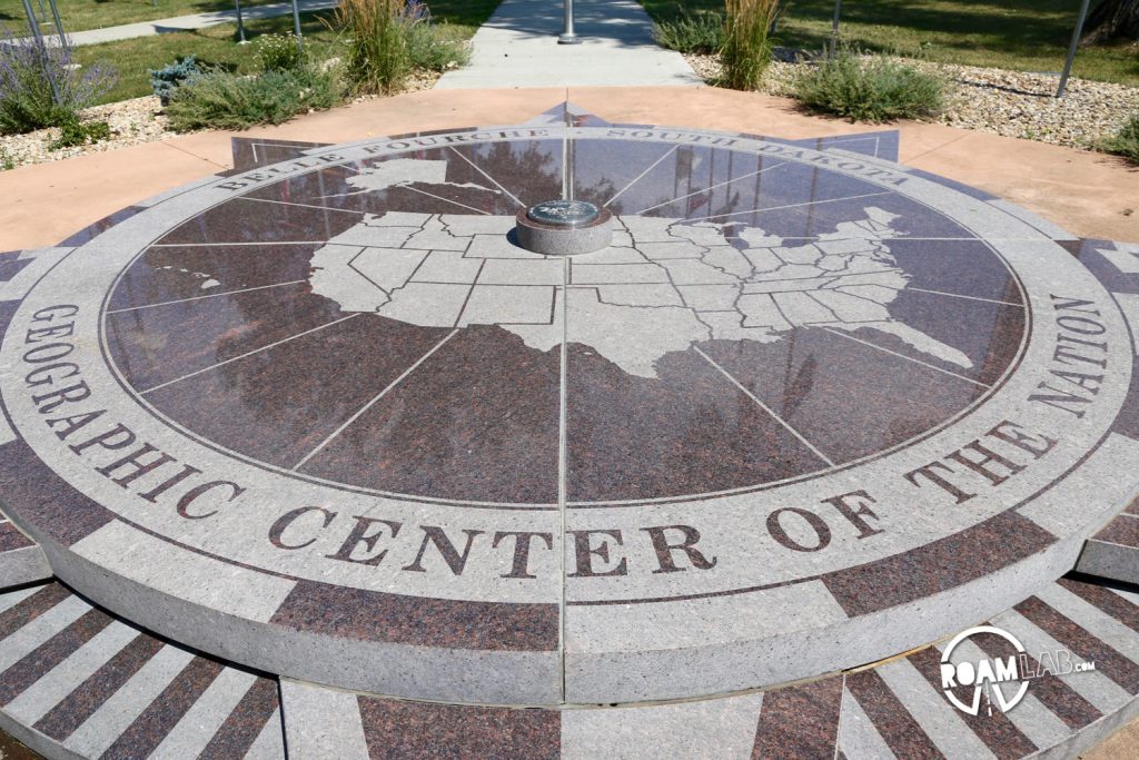 Center of the Nation Monument granit marker marker