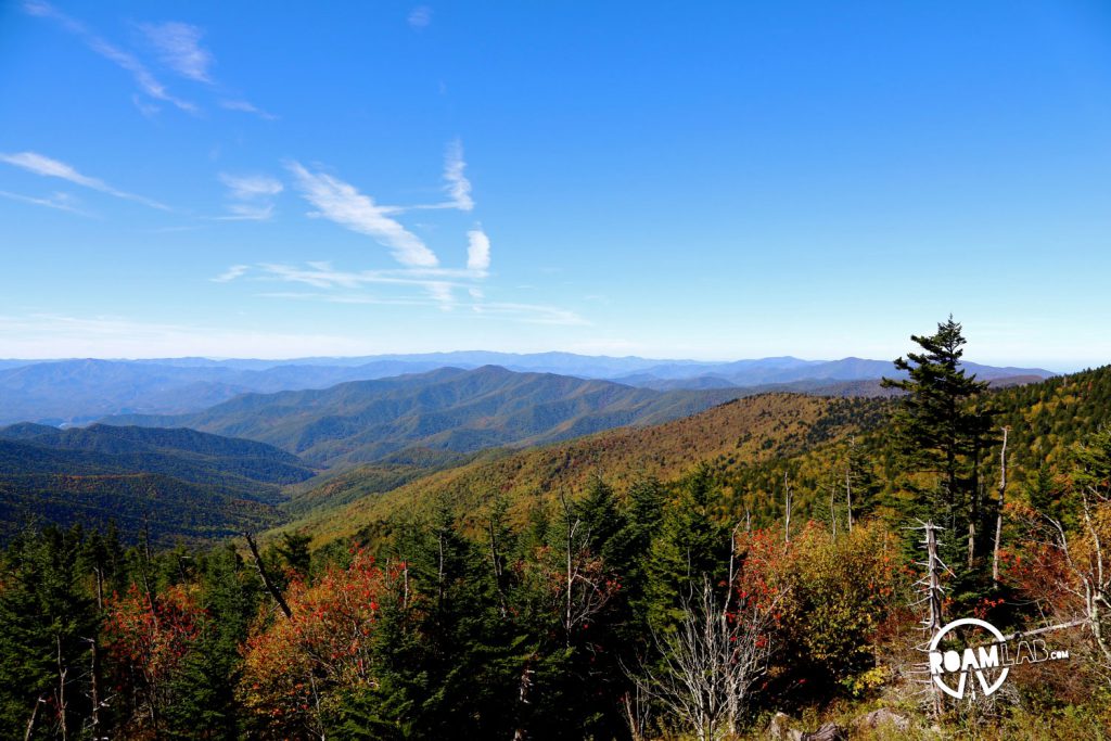 The hike to the top of Clingman's Dome may be steep but the end is an amazing vista of the Great Smoky Mountains National Park.