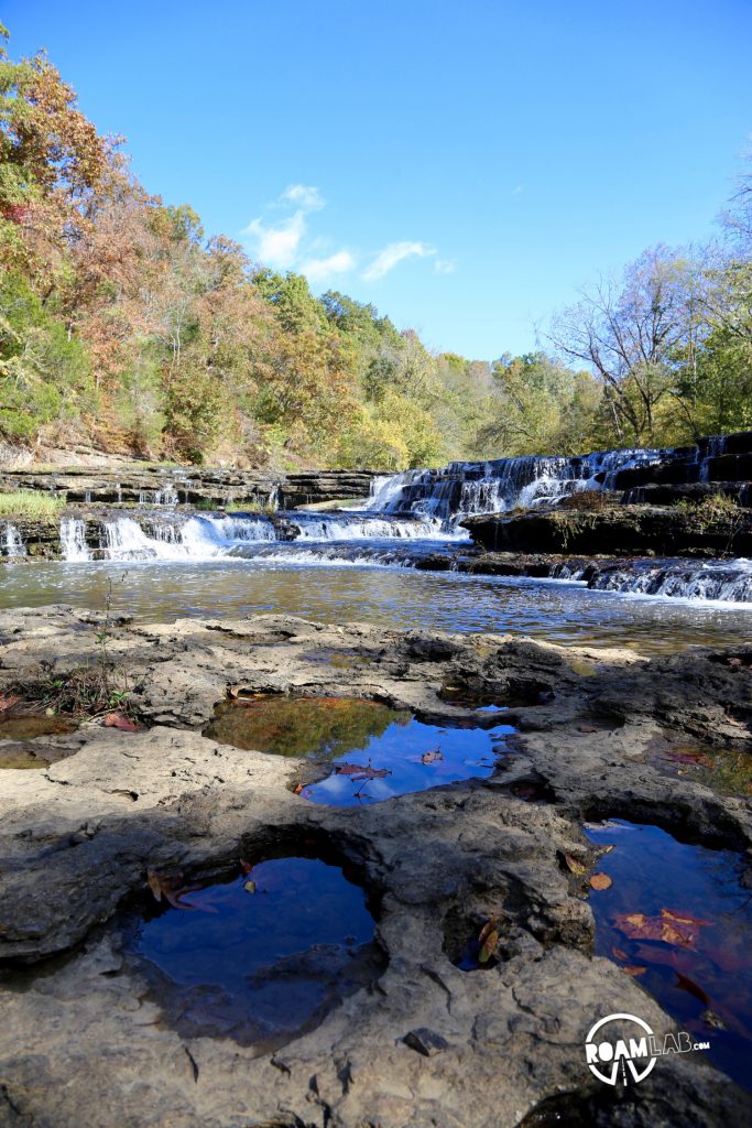 Burgess Falls State Park is everything you would expect of a park named after it's series of four, magnificent waterfalls. One trail will take you by each, successively more grand water feature, culminating at the base of the Burgess Falls.
