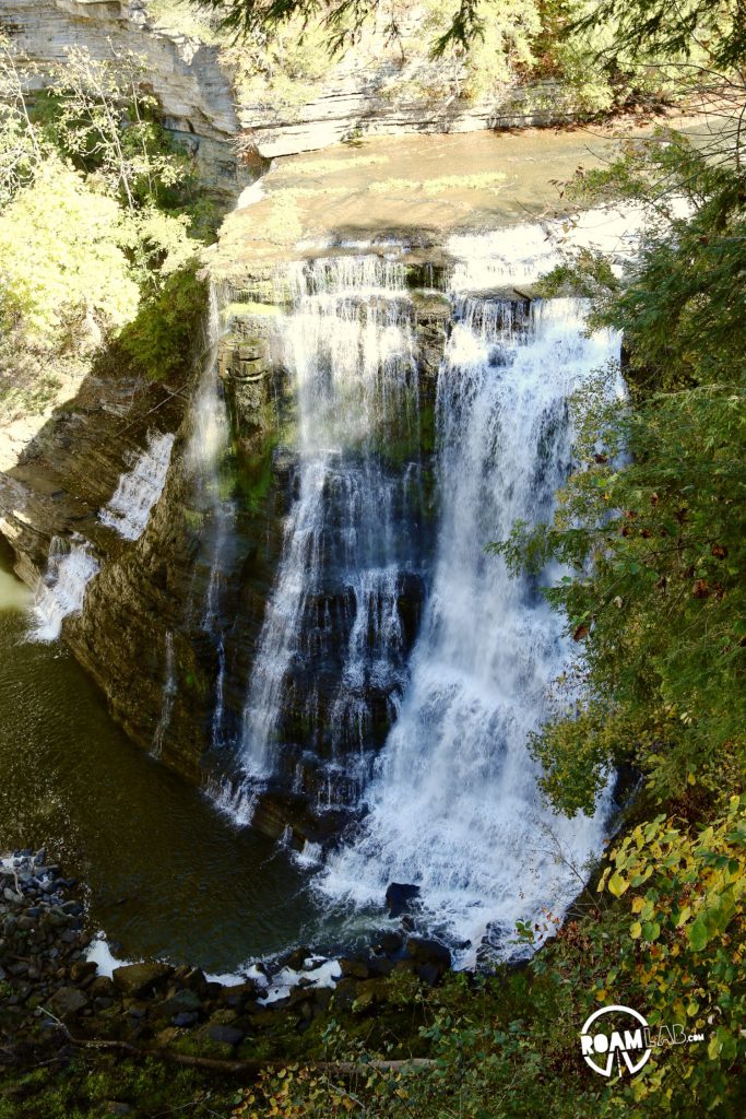 Burgess Falls State Park is everything you would expect of a park named after it's series of four, magnificent waterfalls. One trail will take you by each, successively more grand water feature, culminating at the base of the Burgess Falls.