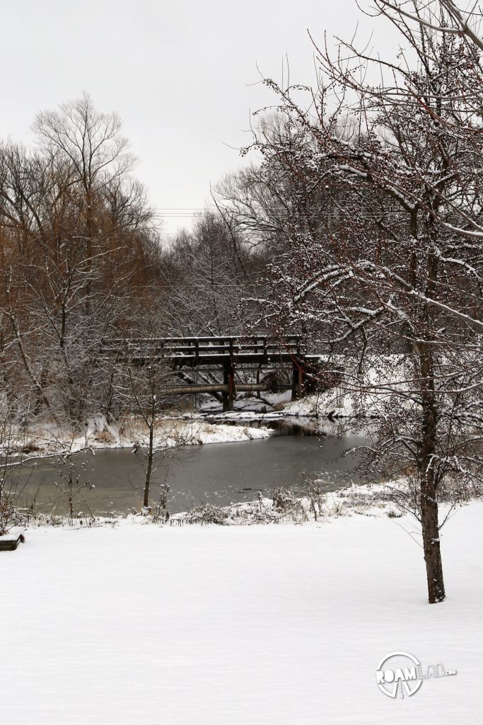 I tend to avoid freezing temperatures.  Perhaps that what makes a frozen pond and snow covered bridge so charming.  Or perhaps it is distant memories of songs of snow.