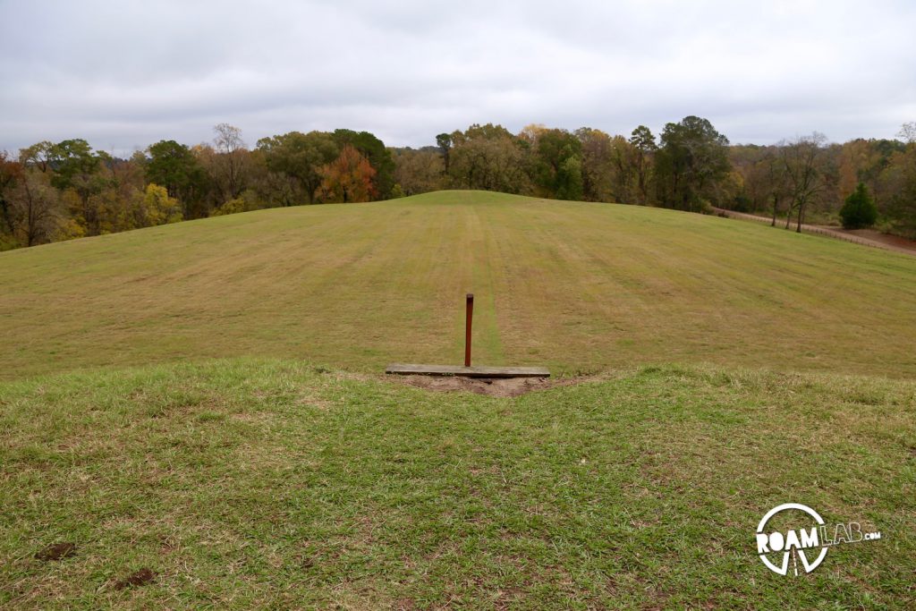 Many mounds dot the Natchez Trace, constructed by ancient stone age tribes.  But none compare the the sheer size of the Emerald Mound.