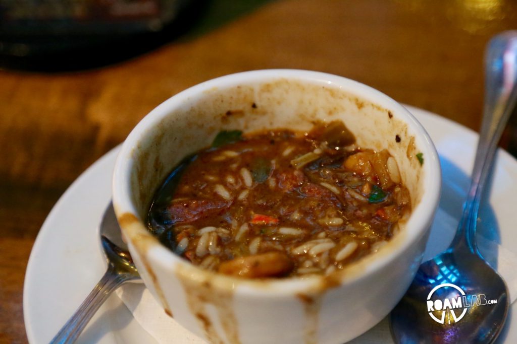 We didn't quite know what we were getting into when we ate that first bowl of gumbo.  But then, the thought occurred to me...and I snapped a picture.  Today, I regale you with the tail of our Great Gumbo Crawl.