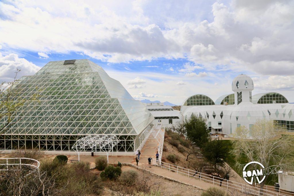 The Biosphere is presented as an early scientific experiment in controlled environmental systems.  What is often overlooked is the apocalyptic cult leader and petroleum heir that conceived and financed the whole endeavor.