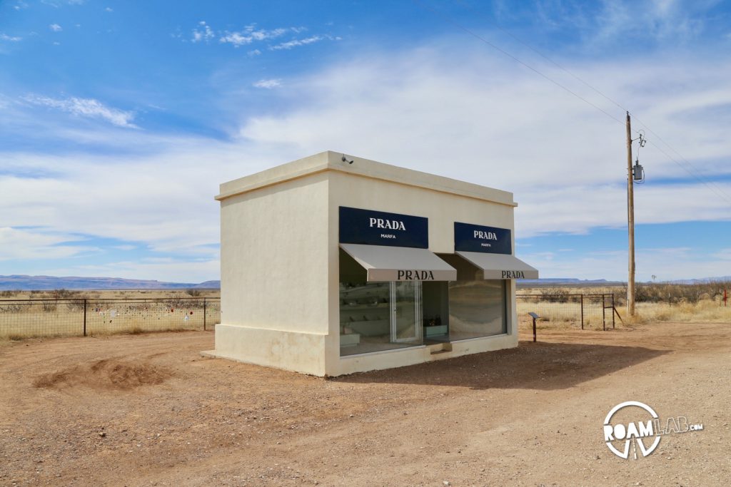 Prada Marfa: the Prada store in the middle of the Texas desert.