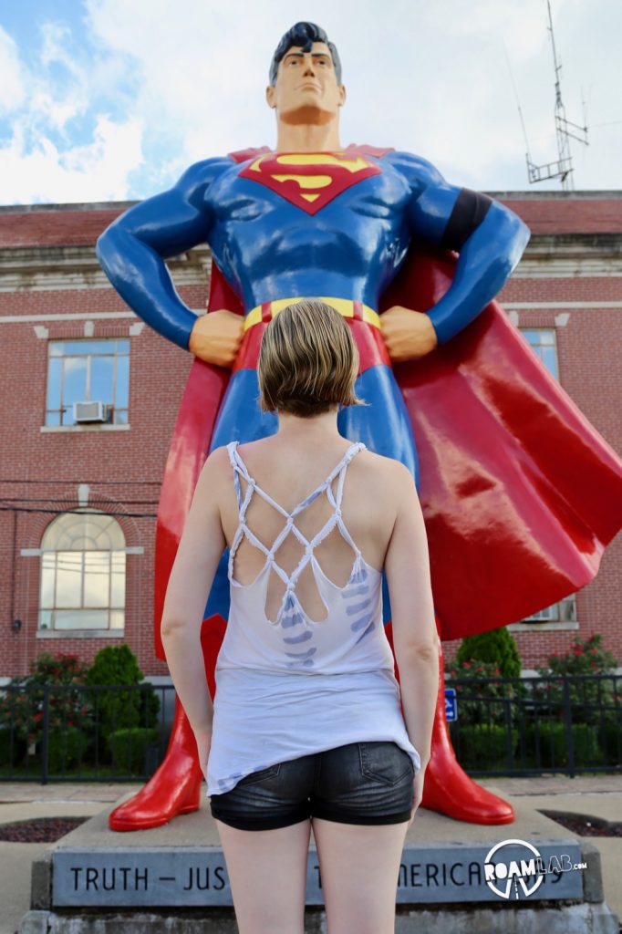On January 21, 1972, DC comics declared the fictional town of Metropolis to be the "Hometown of Superman." On June 9, 1972, the state of Illinois declared the very real town of Metropolis, Illinois to be the "Hometown of Superman." What followed was the inevitable scheduling of Superman themed events, attractions, and a very large statue in the town square. 
