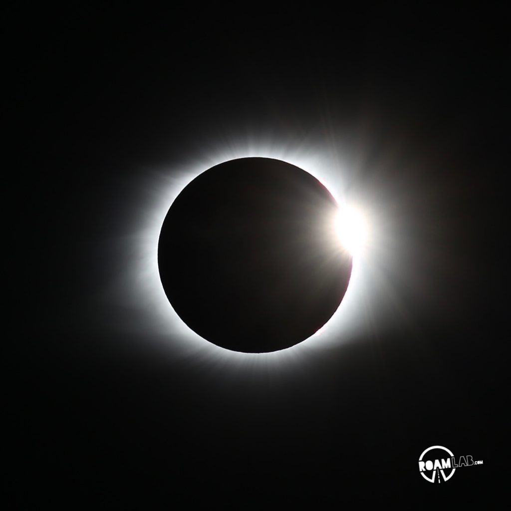 Diamond Ring 2017 Great American Eclipse at Cross Plains, Tennessee