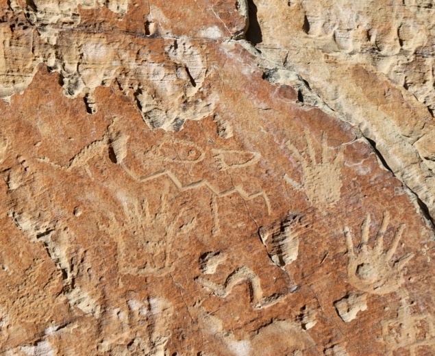 Petroglyphs at El Morro