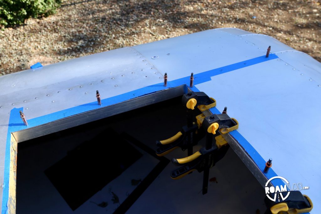 Installing a roof hatch into an Avion truck camper may be more complicated than expected but it's totally worth it!