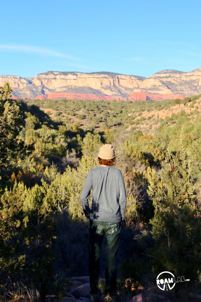 Like any tourist destination, finding a place to stay is a challenge. Most campgrounds are booked out in advance. But, if you have 4-wheel drive and a willingness to rough it without facilities, there are undeveloped campsites with amazing vistas along Forest Road 525C.