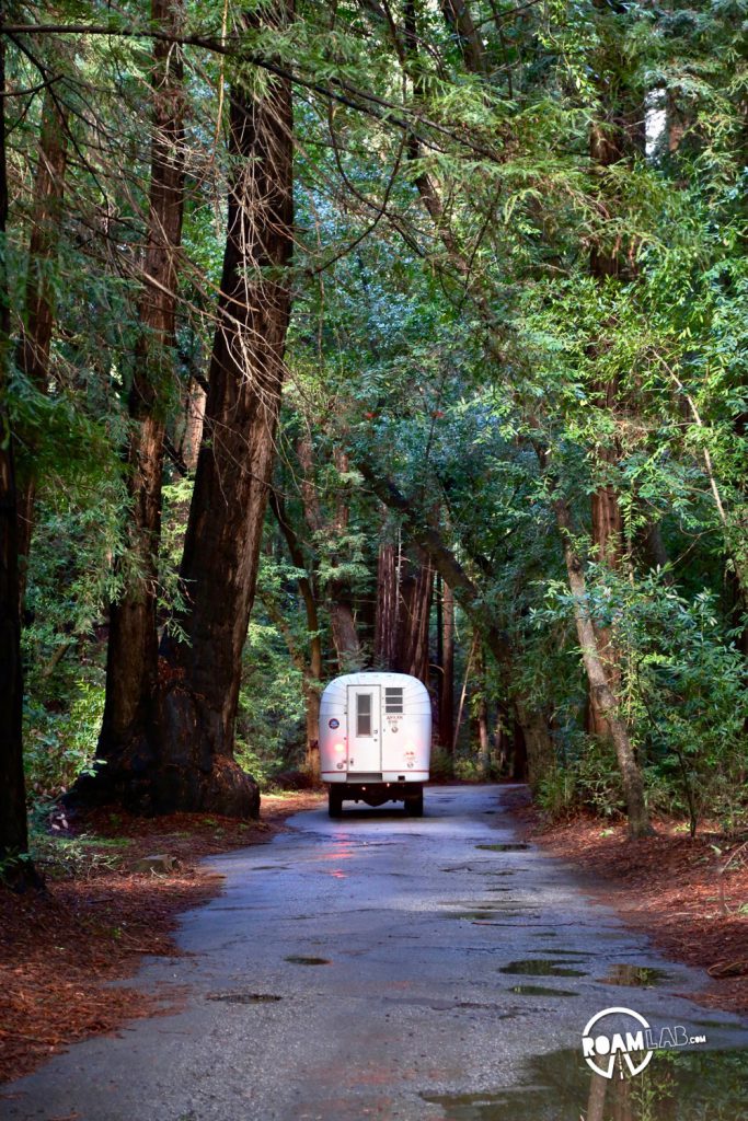 Finding a site in the Pfeiffer Big Sur Campground