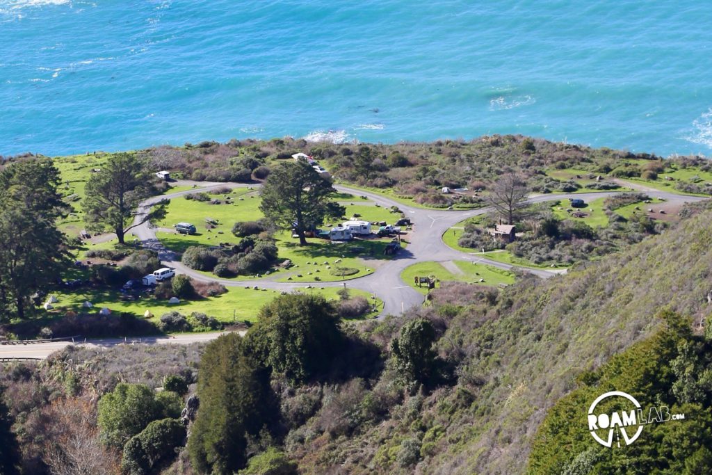 Kirk Creek Campground may lack hookups and running water and only offer pit toilets, yet the cliffside campsites with unobstructed ocean views are unique.