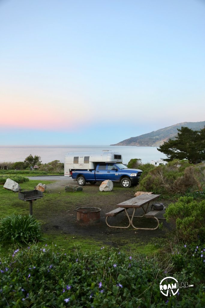 Kirk Creek Campground may lack hookups and running water and only offer pit toilets, yet the cliffside campsites with unobstructed ocean views are unique.