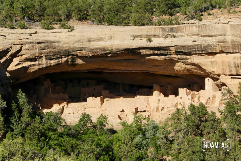 View of one of the magnificent cliff dwellings.