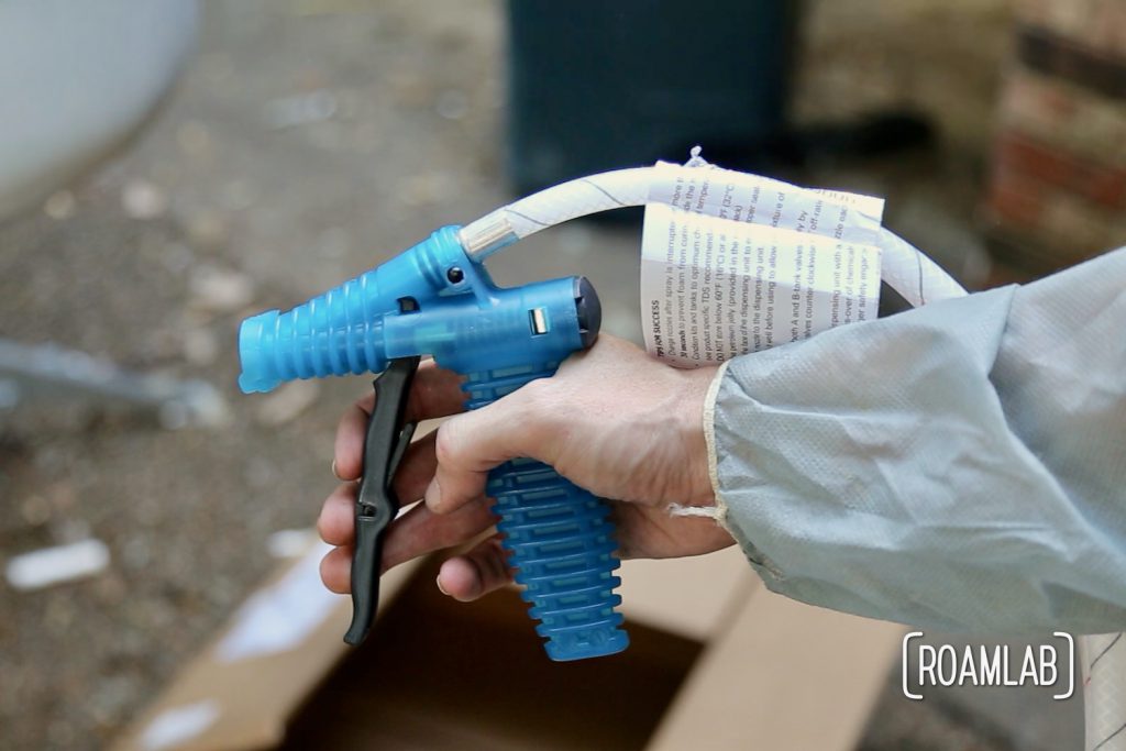 Keep the cold out and cut back on condensation with a DIY demonstration: applying closed cell spray foam in an aluminum 1970 Avion C11 truck camper.