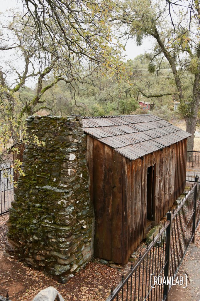 The Mark Twain Cabin on Jackass Hill, Tuttletown, California was home to Samuel Clemens while writing "The Celebrated Jumping Frog of Calaveras County"