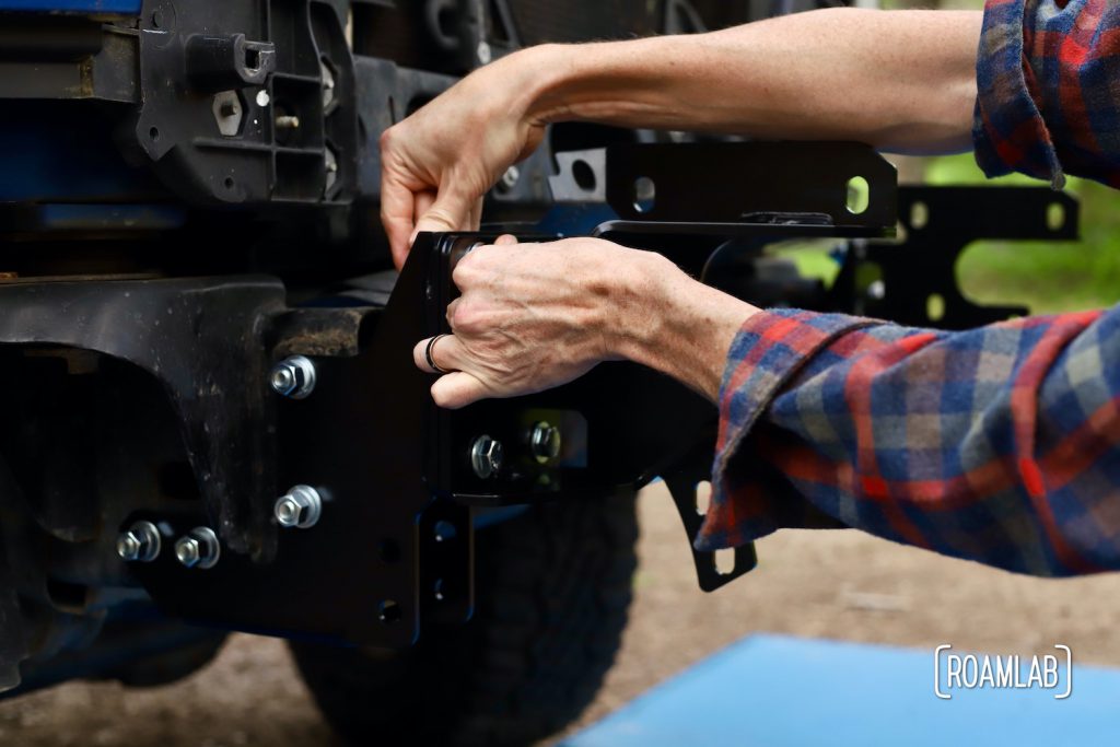 After removing our 2015 Ram 3500 truck's grille and front bumper, it's time to finally install our new Warn Ascent Front Bumper for our overland adventures.