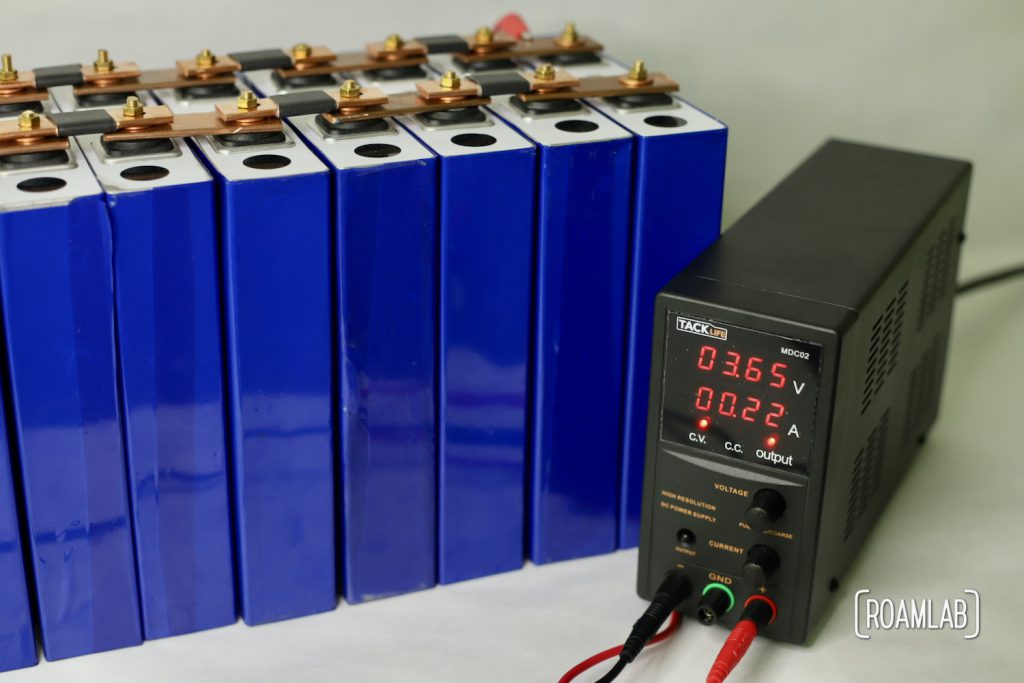 Reaching the end of top balancing battery cells.