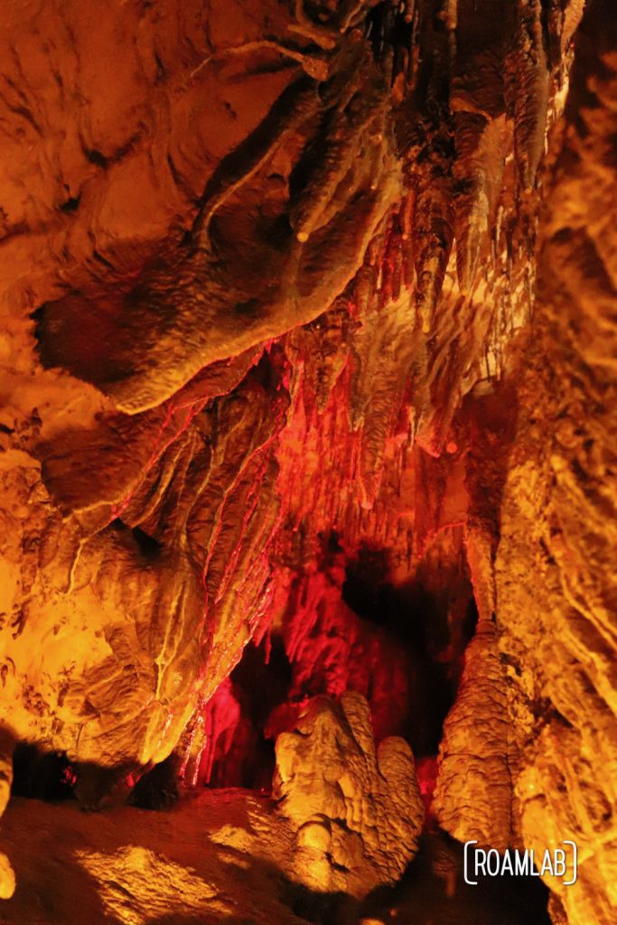 Discovered in 1928, Ruby Falls is the tallest and deepest falls in North America that are publicly accessible, just outside of Chattanooga.