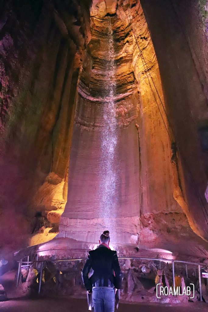 Discovered in 1928, Ruby Falls is the tallest and deepest falls in North America that are publicly accessible, just outside of Chattanooga.