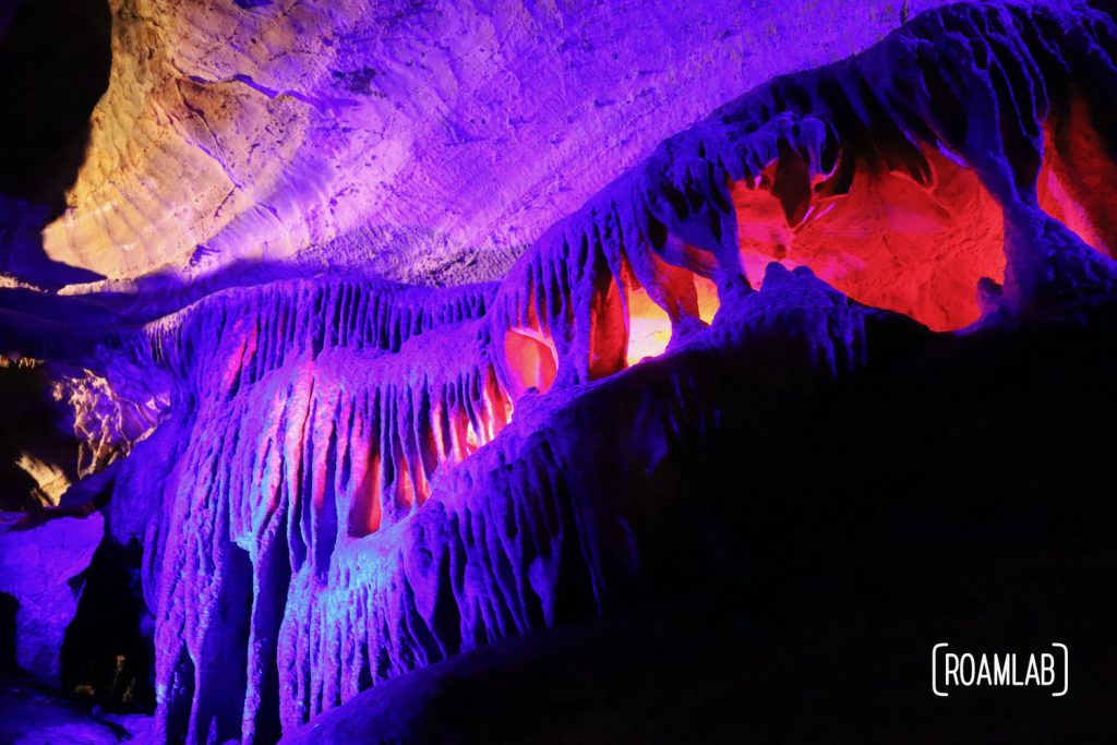 Discovered in 1928, Ruby Falls is the tallest and deepest falls in North America that are publicly accessible, just outside of Chattanooga.