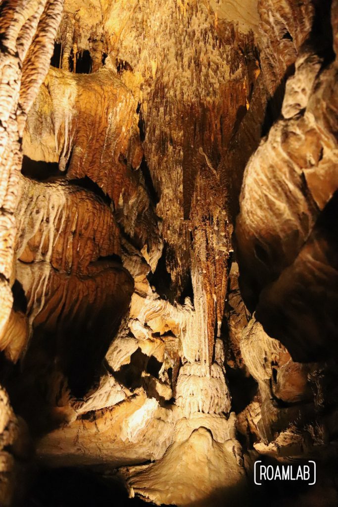 Discovered in 1928, Ruby Falls is the tallest and deepest falls in North America that are publicly accessible, just outside of Chattanooga.