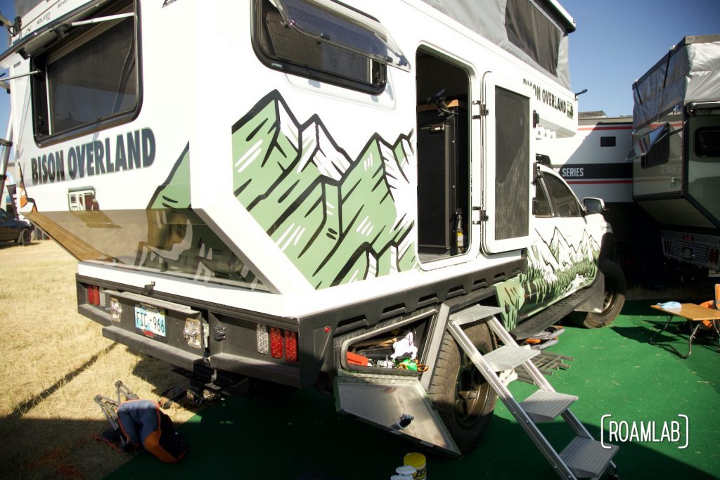 Bison Overland truck camper on display at Overland Expo Mountain West.