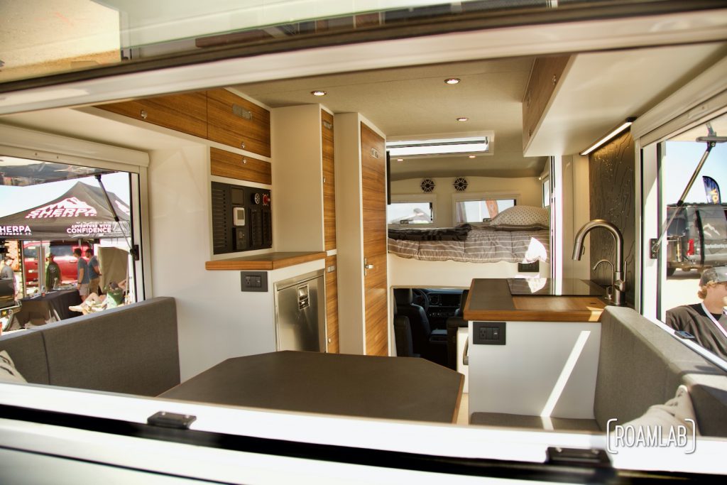TruckHouse BCT Interior  on display at Overland Expo Mountain West.