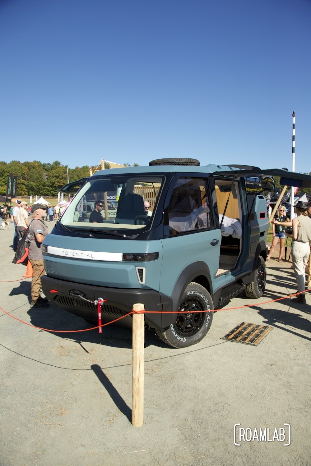 Potential overland van on display at the Overland Expo East 2022