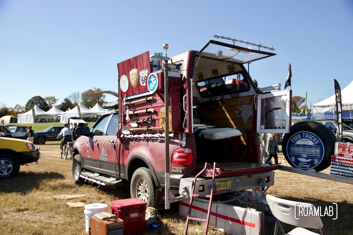 Red Neck Truck on display in the DIY Showcase during Overland Expo East 2022