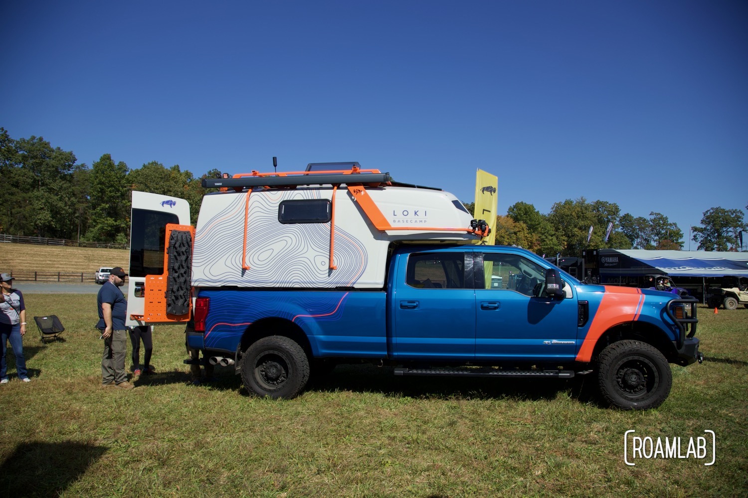 Loki slide-in truck camper on display Overland Expo East 2022